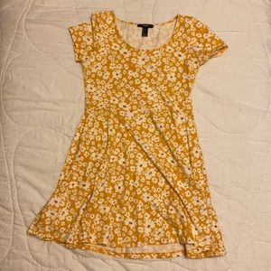 Forever 21 Yellow Floral Dress